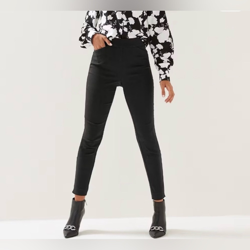 White House Black Market WHBM Pull-On Skinny Ankle Pants